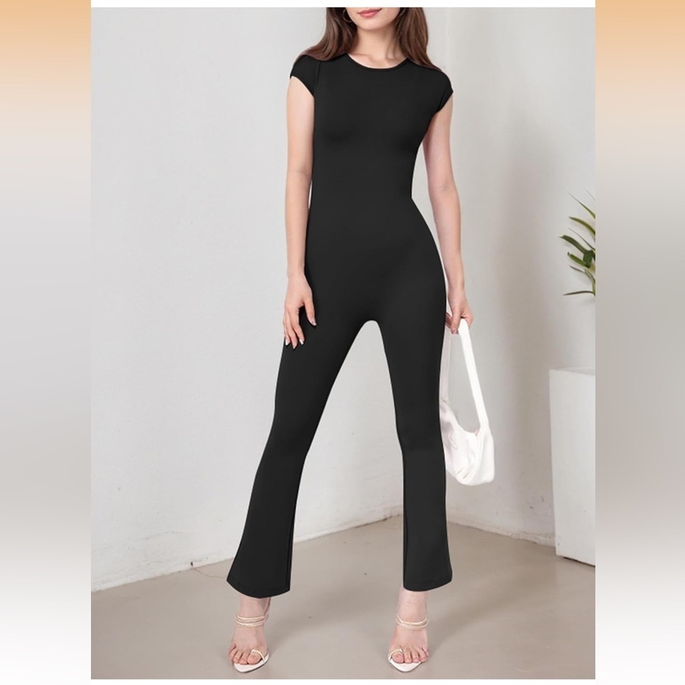 92. Elegant Black Women’s Jumpsuit Size M & XL